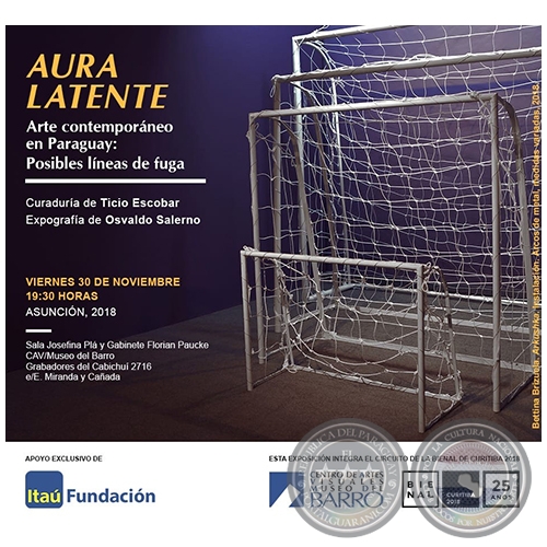 AURA LATENTE - Expografa de Osvaldo Salerno - Viernes, 30 de Noviembre de 2018